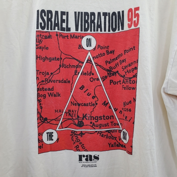 Vintage Israel Vibration 95 On the Rock Graphic T - Picture 6 of 11